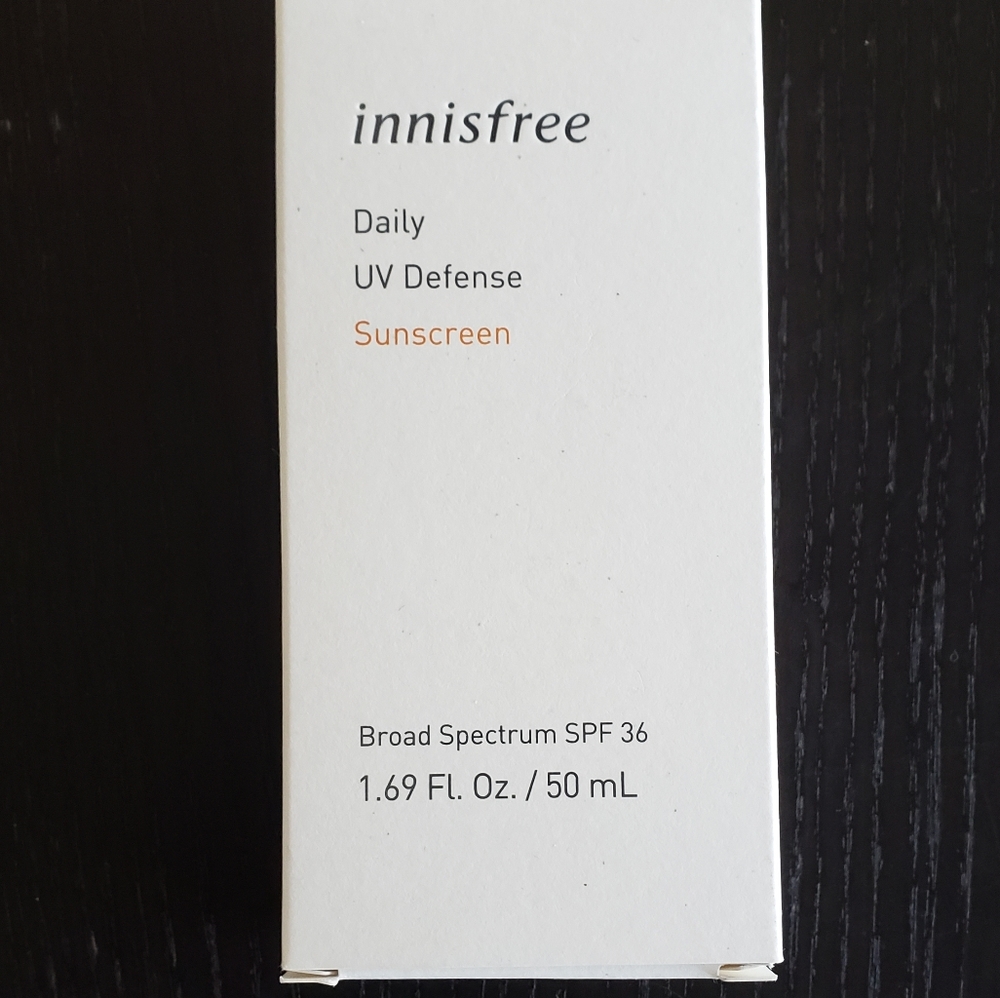 innisfree Daily UV Defense Sunscreen (new)